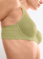 Triumph Aura Spotlight beugelbeha met elastische kant PISTAZIE