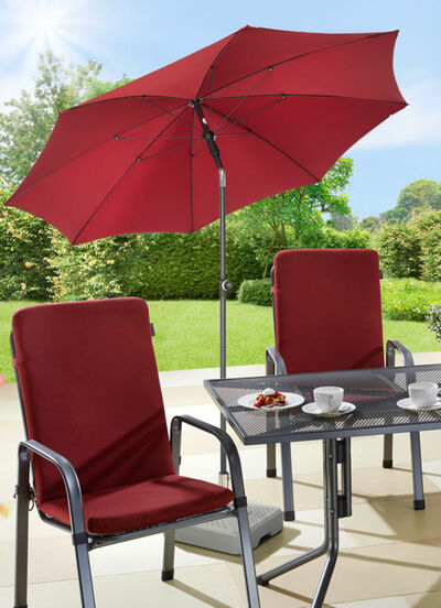 In hoogte verstelbare parasol met UV-bescherming 50+ 