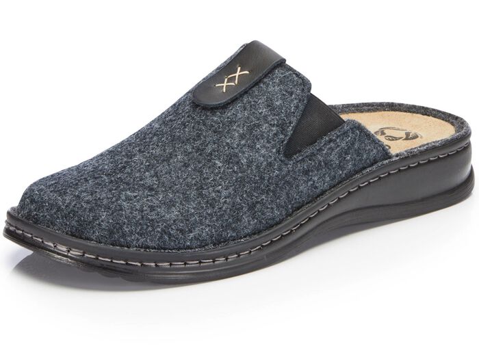 Mubb pantoffels met elastische banden aan de zijkanten 