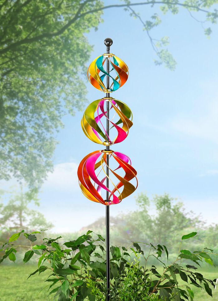 Windgongtrio van metaal 