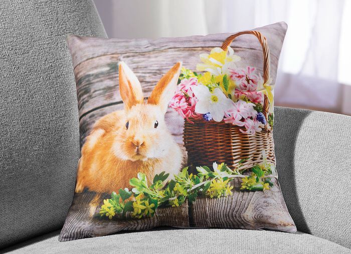 Kussensloop in fluweellook 