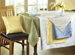 Discrete tafel- en kamerdecoratie in marmerlook met vlekbescherming 