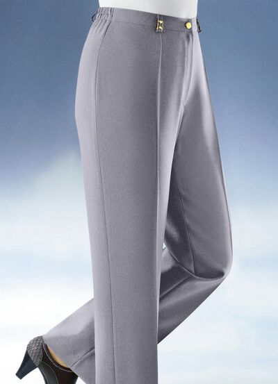 Broek met bredere tailleband in 9 kleuren 