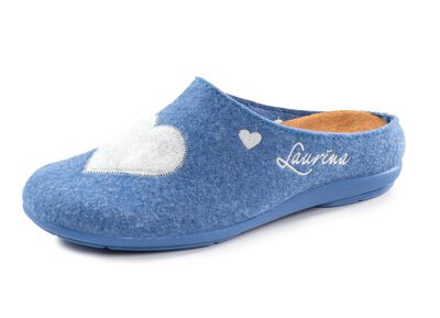 Laurina, klassieke damespantoffels, met uitneembaar voetbed 