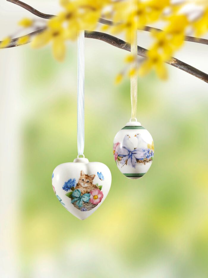 Hutschenreuther jaarhanger 2024 gemaakt van hoogwaardig porselein 