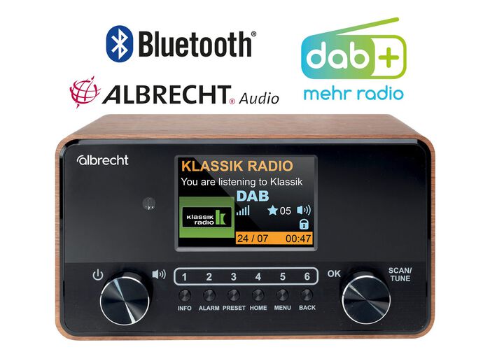 Digitale radio met groot kleurendisplay 