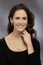 Klassieke koordkettingset, gediamanteerd 