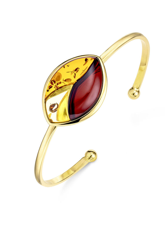 Armband met echt barnsteen 