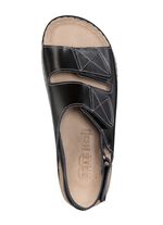 Sandaal met contraststiksel 