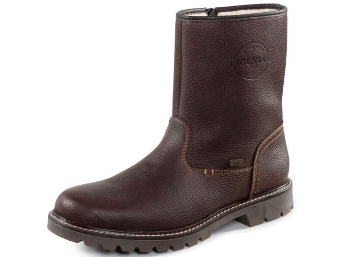 Rieker laarzen gemaakt van nappaleer DONKERBRUIN