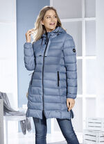 Functionele korte jas met zakken met ritssluiting 