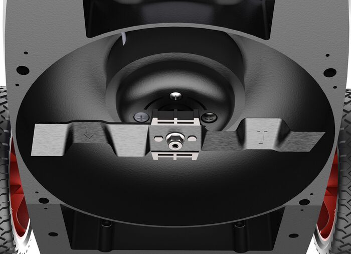 Accu-eenhandgrasmaaier ERM 18-0 (accu en oplader niet inbegrepen) 
