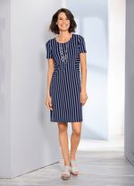 Jurk in trendy gestreepte look 