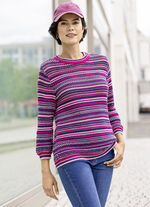 Trui met een mix van patronen in een strependessin 