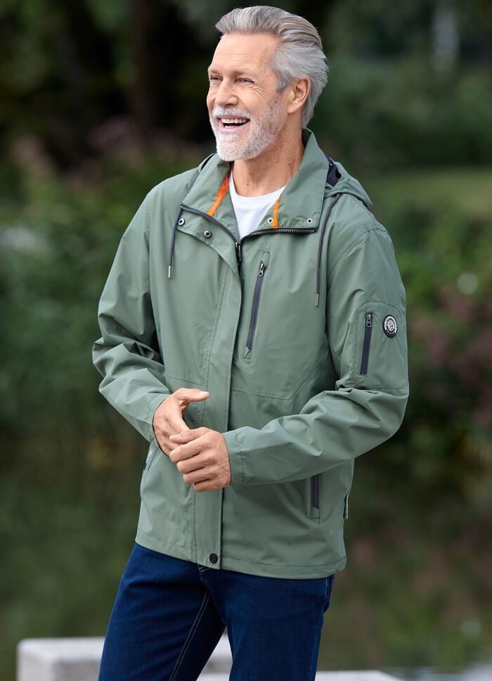 Functionele jas met capuchon 