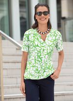 Tuniek met opstaande kraag 