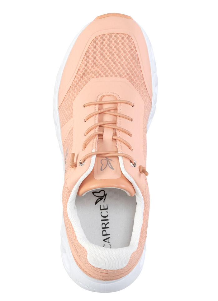 Caprice, sportieve damessneakers, breedte G, met uitneembaar voetbed PFIRSICH