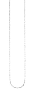 Platina dubbele ankerketting 