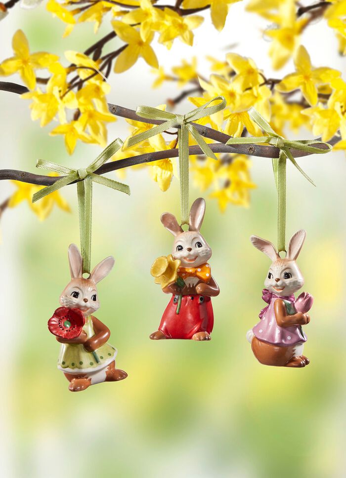 Konijnenhangers, set van 3 