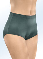 Set van vijf slips met elastische tailleband GROEN