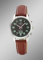 Modieus, sportief dames leren polshorloge 