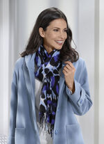 Sjaal met roofdierdessin 