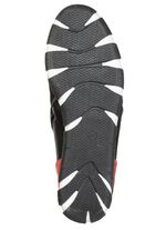 Gemini, trendy dameslaarzen, breedte G, met uitneembaar voetbed ZWART-ROOD