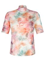 Overhemd met modieuze opstaande kraag 