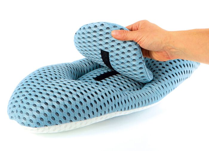 5-in-1 lendenkussen met warmte- en massagefunctie 