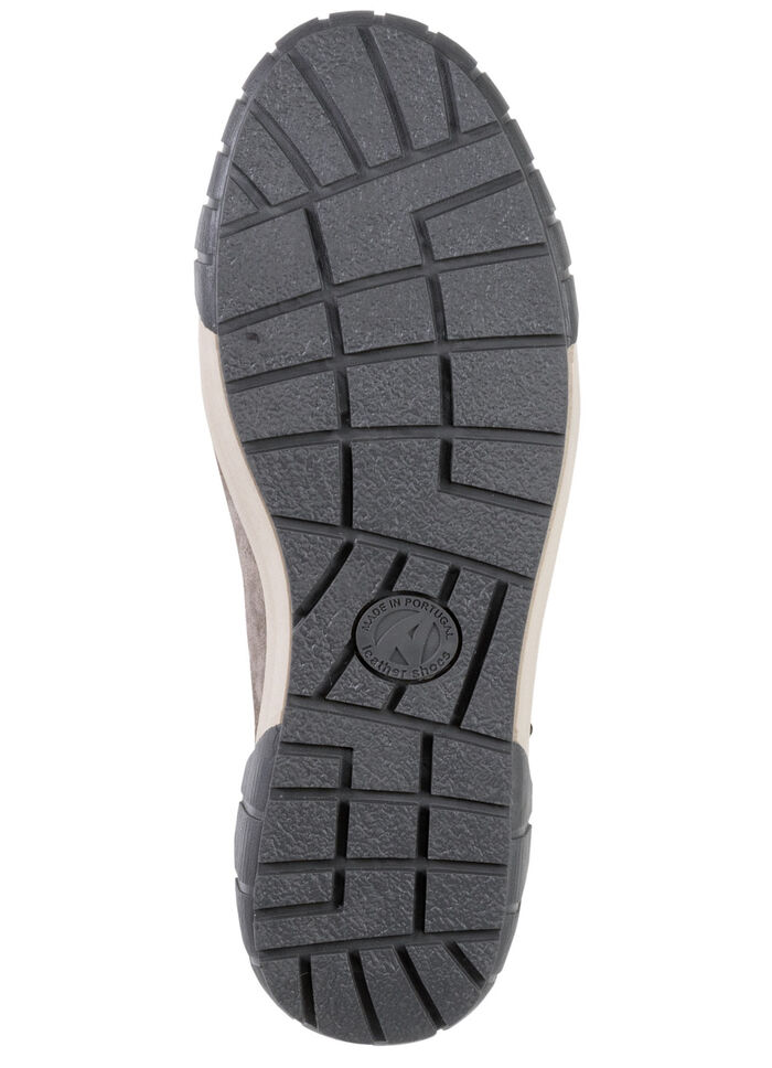 ELENA EDEN veterlaarsje met twee ritssluitingen aan de zijkant TAUPE