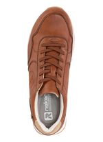 Nappaleren sneakers COGNAC