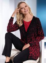 Lang vest in diagonaal design 