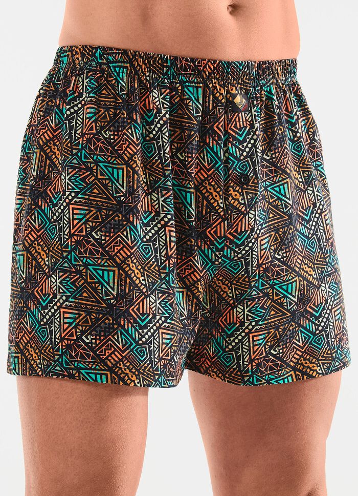 Drie-pack boxershorts met knoopsluiting 