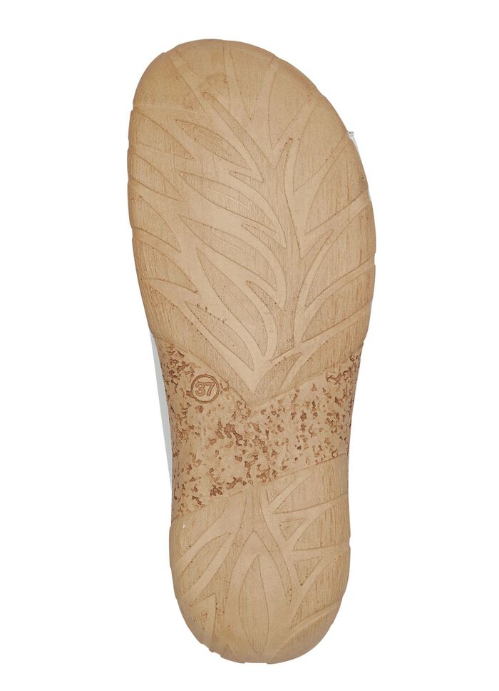 Gemini muiltjes van gekleurd rundnappaleer WIT