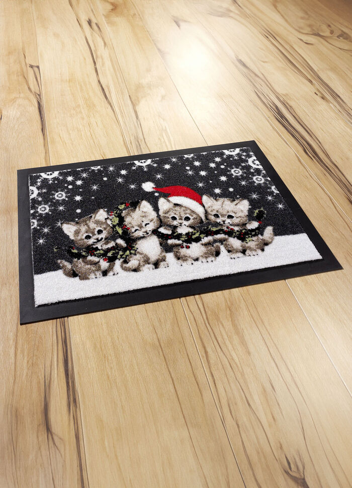 Deurmat met antislip laag op de achterzijde 