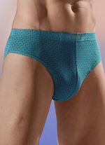 Set van vier slips, met all-over dessin 