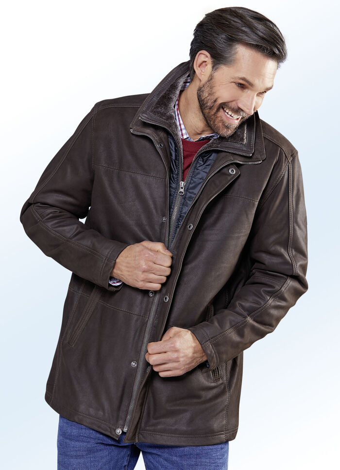 Jas gemaakt van geitennappaleer 