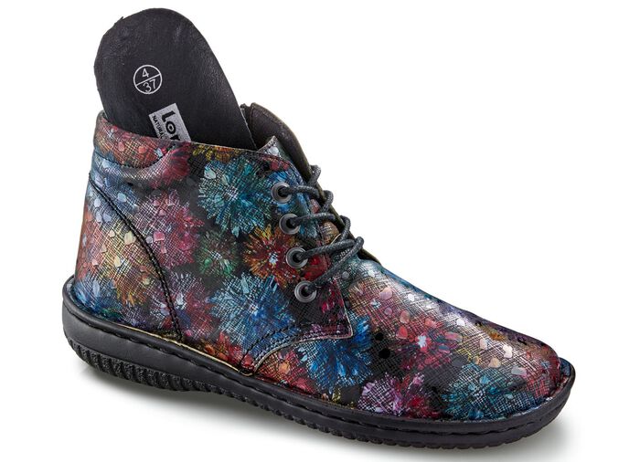 ELENA EDEN, chique dameslaarzen, breedte G, met uitneembaar voetbed MEERKLEURIG