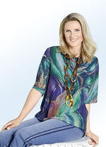 Ponchotuniek in 2-in-1-look 