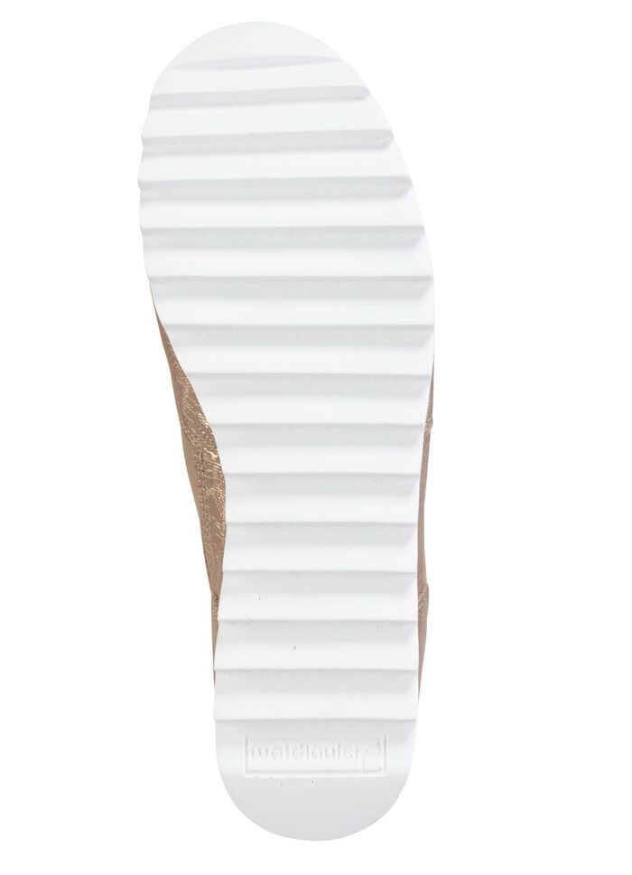 Waldl&auml;ufer vetersneakers van effectief nubuckleer met reli&euml;f 