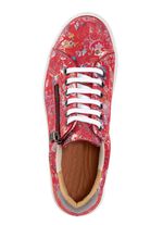 ELENA EDEN veterschoen van effectief bedrukt nubuckleer 