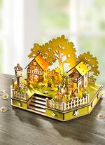 Speeldoos op batterijen, met verlichting 