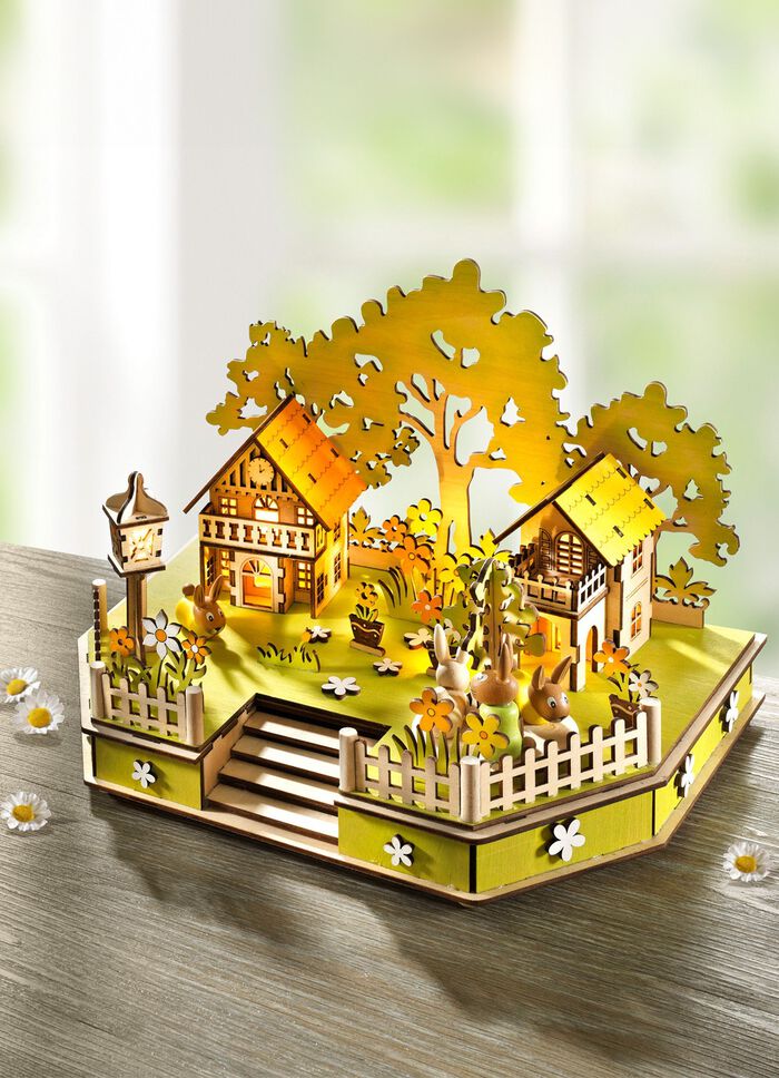 Speeldoos op batterijen, met verlichting 