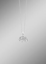 Charmante "olifant" hanger met ankerketting 