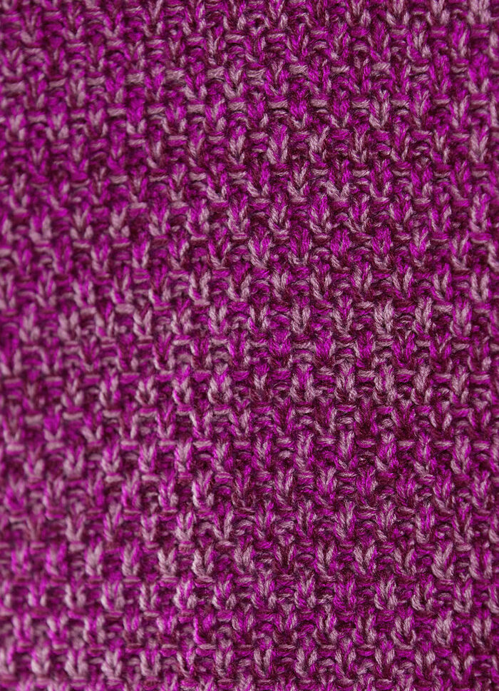 Vest gemaakt van gemêleerd garen GEVLEKTE BES