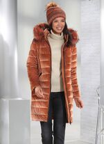 Korte jas met afneembare capuchon 