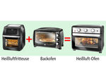 Heteluchtoven - Vervangt oven en friteuse 