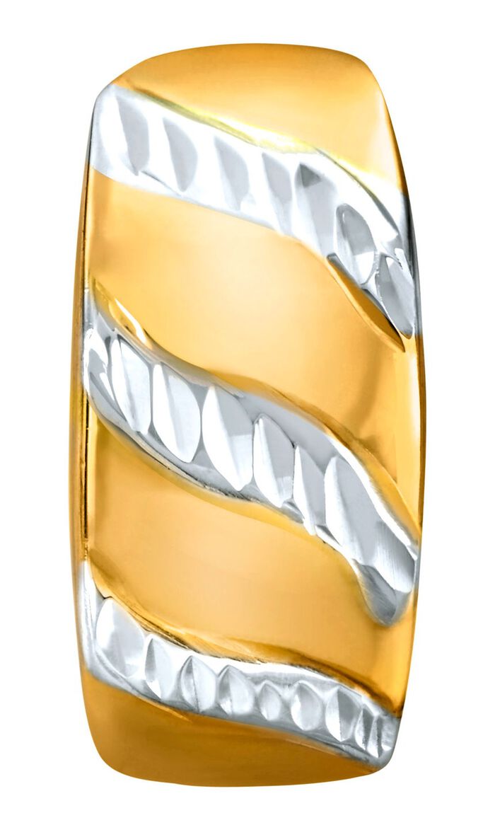 Tweekleurige oorringen 