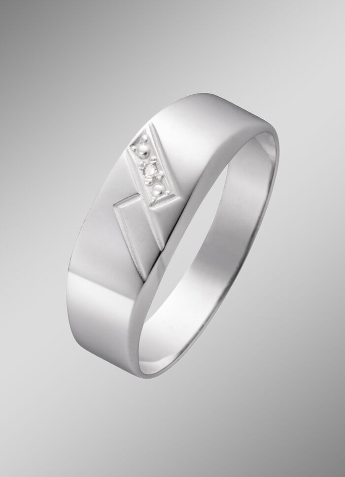 Herenring met diamant 