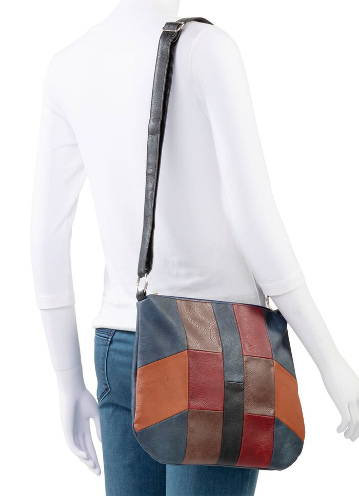 Tas van zacht synthetisch materiaal JEANS - KLEURRIJK